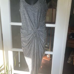 The Vanity Room dress gray/black Sz Small poly/spandex